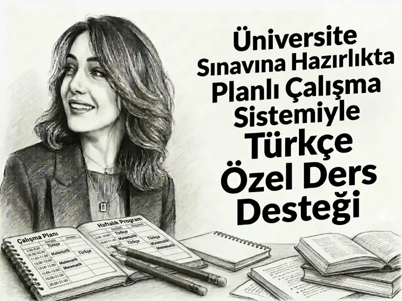 Türkçe Özel Ders ile Öğrenciler İçin Planlı Çalışma Sistemi